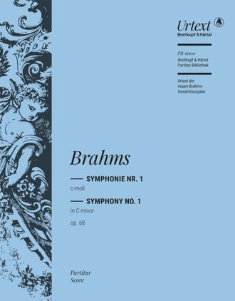 Brahms, Symphony No. 1 in C minor Op. 68 Study score