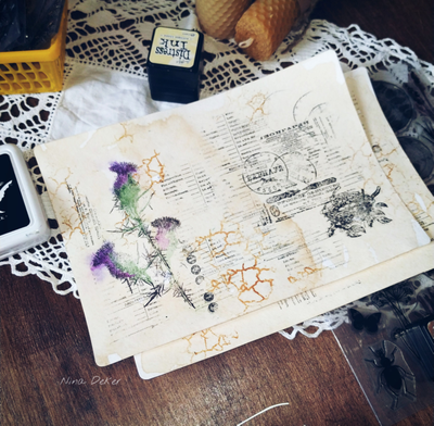 ФП штамп "Фон - трещины"