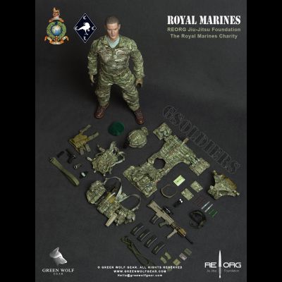 ПРЕДЗАКАЗ - Королевский морской пехотинец (Том Харди) - Коллекционная фигурка 1/6 Scale British Royal Marine REORG Figure Featuring TOM HARDY (GWG-011) - Green Wolf Gear