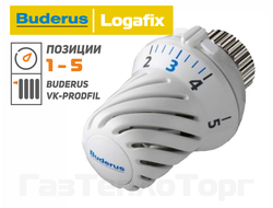 Купить по супер цене термостатическую головку Logafix BD на радиатор Buderus