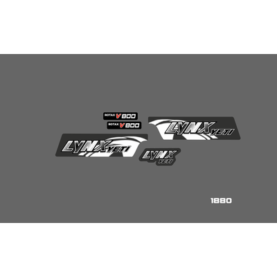 Наклейки на снегоход Lynx Yeti №1880
