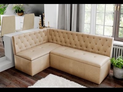 Скамья угловая Квадро тип 1 СП Классик кожзам (Бонмебель)