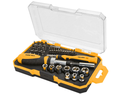 Набор вставок (бит) 1/4", PH, PZ, Hex, Torx, Slotted, 42 предмета TOLSEN TT20041