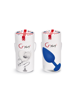 Большая дизайнерская анальная пробка с вибрацией Gvibe Gplug 10,5 см