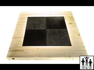 Помост для гиревого спорта 1.5х1.5х0.1м рез. Амортизаторы  1х1х0.01м DNN