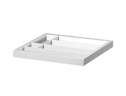 Лоток пластиковый AR-LOT1 белый в любой выдвижной ящик для столиков AR