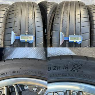 265/35R18 + 235/40R18 Michelin Pilot Sport 4 комплект 4шт