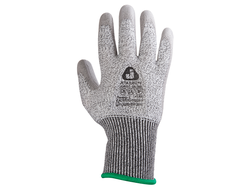 Антипорезные перчатки с полиуретановым покрытием (5 класс) JETA SAFETY JCP051