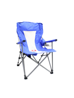 Кресло складное синее в чехле