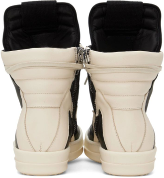 Rick Owens Geobasket High-Top Leather Sneakers