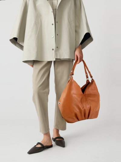 (АРТИКУЛ: 10116/1/5) СУМКА БОЛЬШАЯ, НАТУРАЛЬНАЯ КОЖА, РЫЖАЯ, ТРИ ОТДЕЛЕНИЯ, РУЧКИ ЧЕРЕЗ ПЛЕЧО