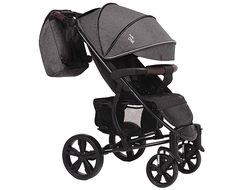 Коляска прогулочная BubaGo Model One 2021 smoky gray - black