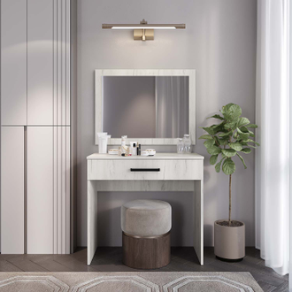 Стол косметический Фиеста дуб крафт белый