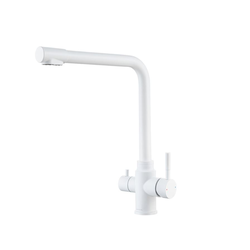 Смеситель БЕЛЫЙ с краном для питьевой воды W3630 AVIVA