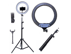 Кольцевая лампа LED-CL-360A с держателем для смартфона (диаметр 35)