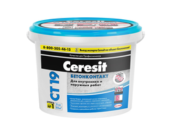 Грунтовка Церезит СТ19 бетонконтакт 5кг морозостойк.[37519]