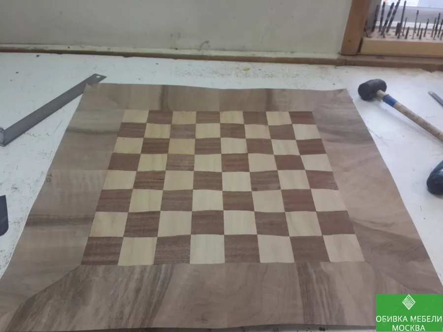 Сборка шпона рубашка
