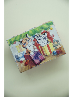 Комплект ёлочных игрушек "Тигрята"