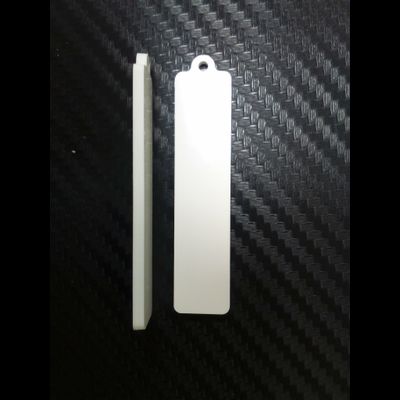 Заготовка акриловая для брелока «гос. номер», белый глянец