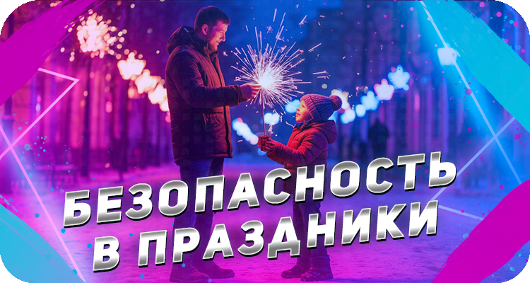 Как безопасно провести новогодние праздники