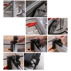 Упор с линейкой и ограничителем для транспортира "V.PRO" облегченный