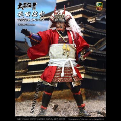 ТАКЭДА СИНГЭН - КОЛЛЕКЦИОННАЯ ФИГУРКА 1/6 TAKEDA SHINGEN Suwahara Hiroyuki's Daimyo Series (ACI-32SP Deluxe Version) - ACI TOYS