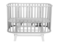 Детская кроватка Sweet Baby Barocco New Серый / Белый (маятник)
