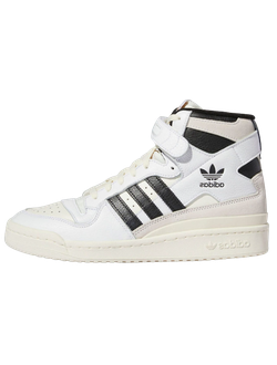 Adidas FORUM 84 High White Black с мехом