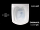 Унитаз подвесной Cersanit CARINA XL Clean On DPL EO slim