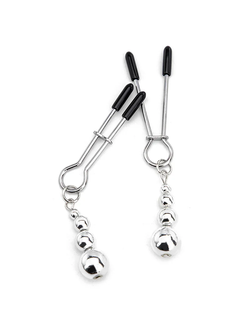 Зажимы на соски с бусинами на соски Teasing Nipple Clamp