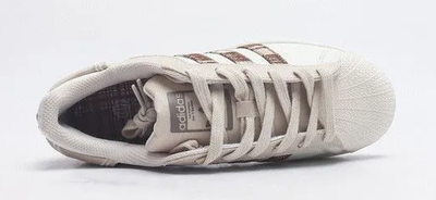Adidas Superstar White Brown