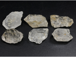 Кварц "Хёркимерский алмаз", кристалл в ассортименте, США (20-25 мм, 3-4 г) №28123