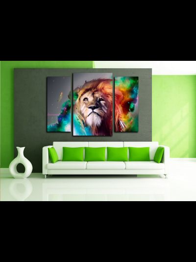Модульная картина &quot;Король джунглей&quot;