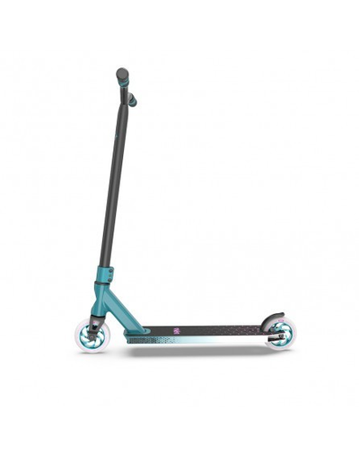 Трюковой самокат VOKUL DYNO бирюзовый/белый сбоку