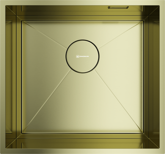 МОЙКА OMOIKIRI  KASEN 48-26 INT LG (4997057) СВЕТЛОЕ ЗОЛОТО