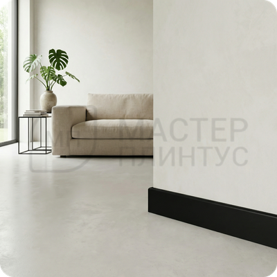 Плинтус МДФ TeckWood 80х10х2150 мм. Черный