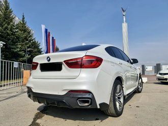 BMW X6 F16 диффузор с элеронами на М пакет