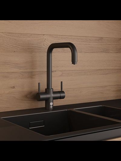 Комбинированная система 4в1 Aquahot ISE F-H4N1-VB-1-U (черный матовый)