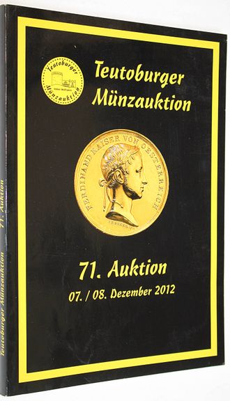 Teutoburger Munzauktion. Auction 71. 7-8 December 2012. Bielefelder Notgeld, 2012.