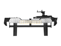 Задний силовой бампер серии Трофи на NISSAN NP300 2010-2015 (03.404.02)