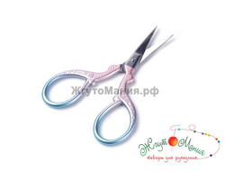 Ножницы для рукоделия и вышивки (розово-голубой)