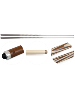 Кий / пирамида 1-pc "Классика" (термограб) 10 запилов