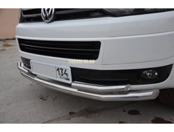 Защита переднего бампера d60/42 для Volkswagen T5 Caravelle (2009-2015)