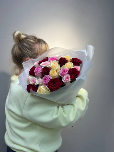 Букет из кенийских роз 25