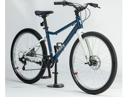 Велосипед детский TT233/ 7ск  24" синий рама 15"