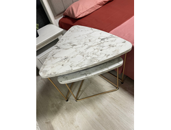 Стол журнальный SKIFF (СКИФФ) ножки золото