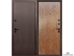 Гарда 7 см Антик медь Мореная береза