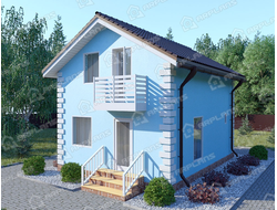 Строительство домов из газобетона - Серийный проект