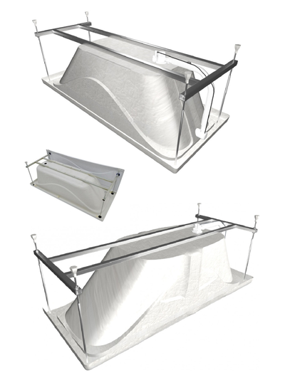 Акриловая ванна, Triton Стандарт-150, 150x70x56 см