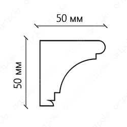 Карниз гладкий SKT4